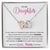 My Daughter - Sound Of My Heart Interlocking Hearts Necklace