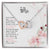 To My Wife Interlocking Hearts Necklace