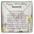 13Th Birthday Card Interlocking Hearts Necklace