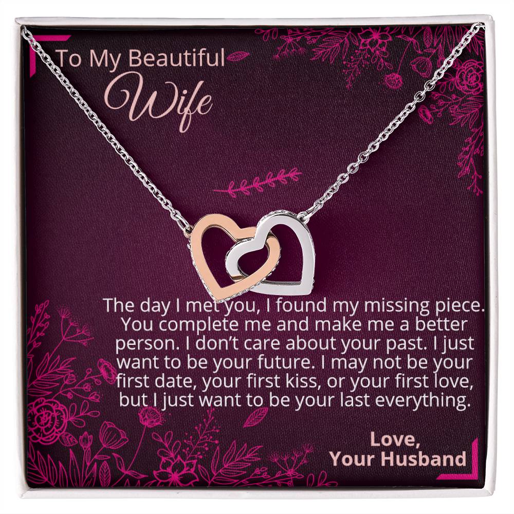 I Met You - Interlocked Hearts Interlocking Hearts Necklace