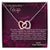 I Met You - Interlocked Hearts Interlocking Hearts Necklace