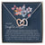 Gift For Daughter In Law Interlocking Hearts Necklace