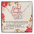 To My Granddaughter From Grandpa - I Am Always Right There In Your Heart. Interlocking Hearts Necklace