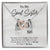 To My Soul Sister Interlocking Hearts Necklace