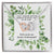 Be Junior Bridesmaid Square Foliage Interlocking Hearts Necklace