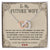 To My Future Wife - I Love You Interlocking Hearts Necklace