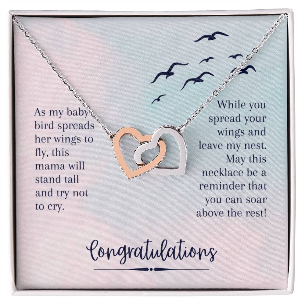 Interlocked Heart Neckless - Graduation Day Interlocking Hearts Necklace