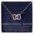 Unbiological Sister Necklace Soul Sister Sorority Sister Sister In Law Necklace Interlocking Hearts Necklace