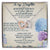 To My Daughter Interlocking Hearts Necklace Message Card