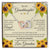 To My Granddaughter From Grandma - Interlocking Heart Necklace Interlocking Hearts Necklace