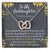 Goddaughter Graduation Gift Interlocking Necklace Meaningful Goddaughter Gift Gift From Godmother Unique Gift For Goddaughter Graduation Interlocking Hearts Necklace