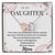 Graduation Gifts For Daughter Interlocking Hearts Necklace