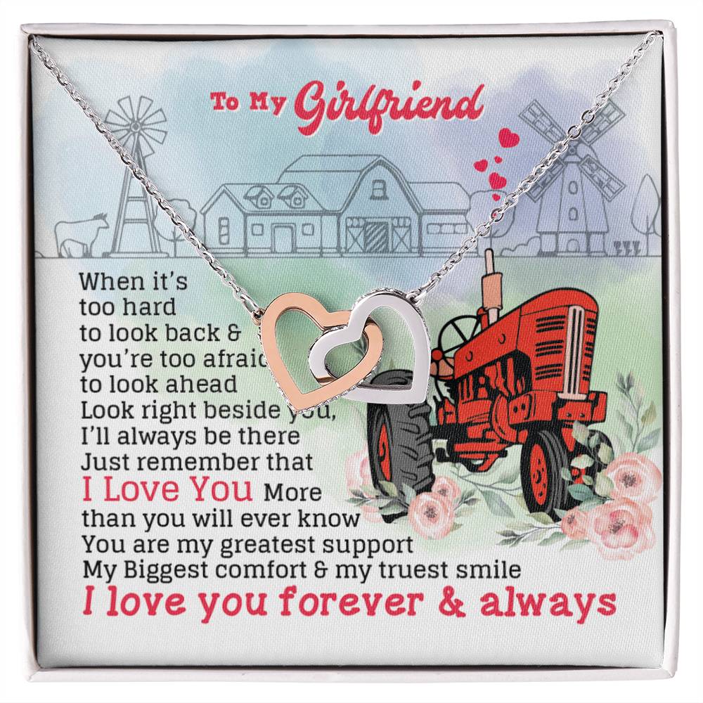 Farmer&#39;S Girlfriend - Interlocking Heart Necklace Interlocking Hearts Necklace