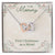 To My Mommy - First Christmas As A Mom - Interlocking Heart Necklace Interlocking Hearts Necklace