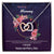 To My Mom Interlocking Hearts Necklace