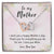 'Thank You For Everything You Do' Necklace Plus Message Card - Amazing Mother'S Day Gift Idea From Son Interlocking Hearts Necklace
