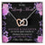 Gifts For Mom From Daughter Interlocking Hearts Necklace