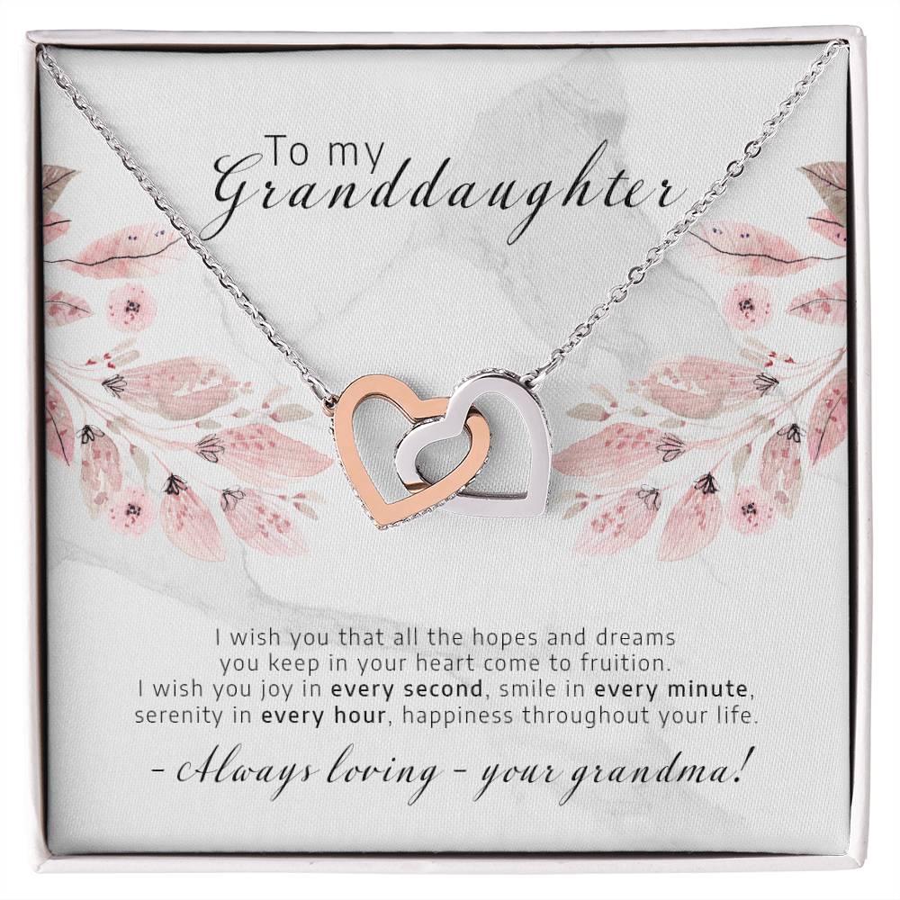 Every Second Every Minute - Interlocking Hearts Necklace