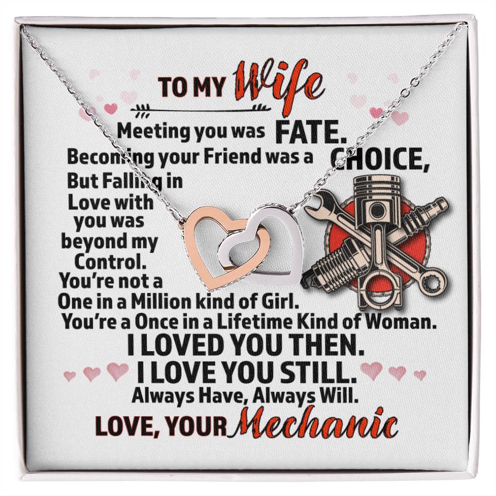 Mechanic&#39;S Wife - Interlocking Heart Necklace Interlocking Hearts Necklace