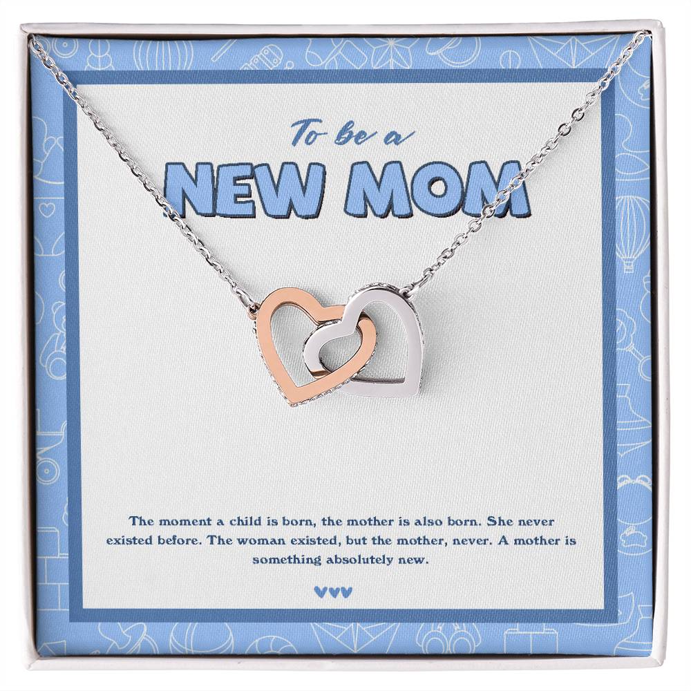 New Mommy To Be Mother'S Day Mommy To Be Gift Pregnant Necklace Interlocking Hearts Necklace