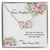 Bonus Daughter From Bonus Dad No Dna But You Have My Heart Interlocking Hearts Necklace