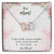 To My Mom - Interlocking Hearts - Gift For Mom - Forever Grateful Interlocking Hearts Necklace
