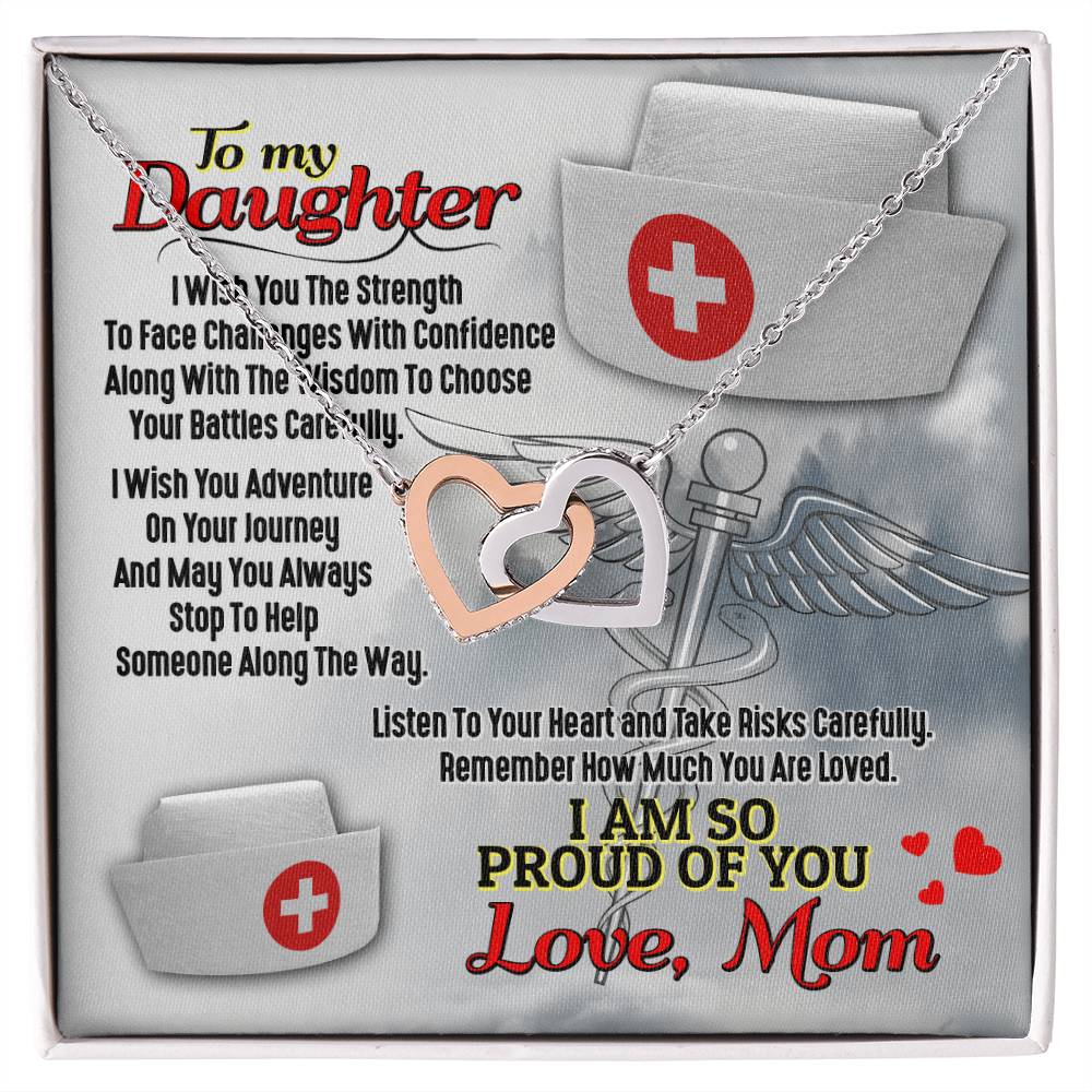Nurse'S Daughter - Interlocking Heart Necklace Interlocking Hearts Necklace