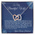 Gift For Wife My Heart Longs To Cherish And Love Interlocking Hearts Necklace