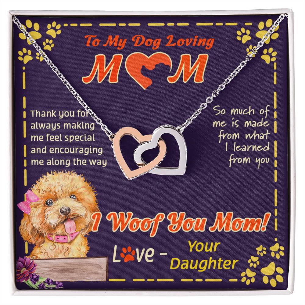 To My Mom - You Are Special - Necklace Interlocking Hearts Necklace