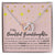 To My Beautiful Granddaughter - Interlocking Hearts Necklace [Soq4-26]