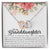 Infinity Love - To Granddaughter Interlocking Hearts Necklace