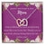 Happy Mother'S Day Mom - Interlocking Hearts Necklace