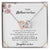 Life Gave Me The Gift Of You - Necklace Interlocking Hearts Necklace