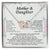 Gift For Mom - Our Bond Remains Closer Than Ever - Interlocking Interlocking Hearts Necklace