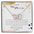 To The Best Future Mother In Law Interlocking Hearts Necklace