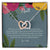 To My Badass Niece Straighten Your Crown Necklace Aunt Niece Necklace Niece Birthday Gift Niece Graduation Gift Interlocking Hearts Necklace
