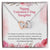 Valentine'S Gift For Daughter- Hope Your Valentine'S Day Is As Sweet As You Are Interlocking Hearts Necklace