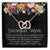 Surrogate Mom Necklace Mother'S Day Gift Interlocking Hearts Necklace