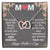 Happy Mother'S Day Mom Interlocking Hearts Necklace
