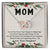 To Mom - I Love You Interlocking Heart Necklace Interlocking Hearts Necklace
