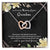 Sympathy Gift Loss Of Grandmother Grandma Condolence Twin Hearts Necklace Interlocking Hearts Necklace