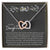 Gift For Daughter Interlocking Hearts Necklace