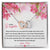 To My Daughter - I Will Always Carry You In My Heart - Necklace Interlocking Hearts Necklace