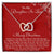 To My Daughter-In-Law Merry Christmas - Life Has Given Me The Gift Of You - Hearts Necklace Interlocking Hearts Necklace