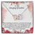 To My Amazing Grandma Interlocking Hearts Necklace