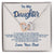 Collection Daughter - The Way I Look At You - Interlocking Hearts Necklace