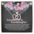 Grandmother And Granddaughter Gift Interlocking Hearts Necklace