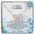 To My Soulmate Interlocking Hearts Necklace