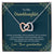 Interlocking Hearts Necklace To My Granddaughter Always Remember You'Re Special