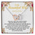 To My Wife - Interlocking Hearts - So22 Interlocking Hearts Necklace